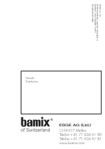 Preview for 44 page of Bamix GASTRO 350 Instructions For Use Manual