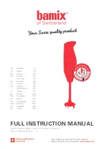 Preview for 2 page of Bamix MX1020003 Full Instruction Manual