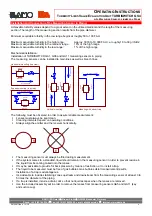 Предварительный просмотр 4 страницы BAMO IER TURBISWITCH GS4 Operating Instructions Manual