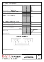 Предварительный просмотр 5 страницы Bamo BAMOPHAR 436 User Manual