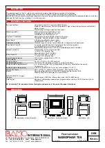 Preview for 3 page of Bamo BAMOPHAR 759 User Manual