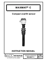 Bamo MAXIMAT C Instruction Manual предпросмотр