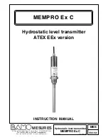 Preview for 1 page of Bamo MEMPRO Ex C Instruction Manual