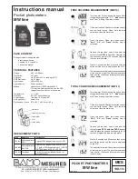 Bamo MW-10 Instruction Manual preview