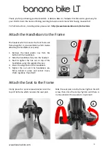 Preview for 1 page of Banana Bike LT Instructions