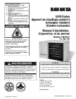 Preview for 3 page of Bananza UHD 125 Installation, Operation & Service Manual