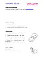 Preview for 7 page of Bancolini Uniterminal B32 User Manual