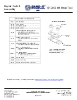 Предварительный просмотр 3 страницы Band-it GRC002 Operating Instructions