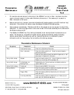 Предварительный просмотр 8 страницы Band-it GRSM17 Owner'S Manual And Operating Instructions