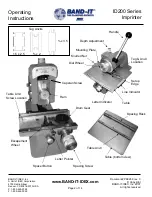 Предварительный просмотр 2 страницы Band-it ID200 Series Operating Instructions Manual