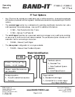 Preview for 6 page of Band-it IT1000-C Operating Manual