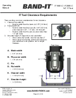 Предварительный просмотр 20 страницы Band-it IT1000-C Operating Manual