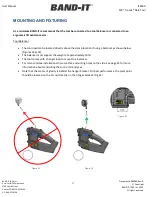 Предварительный просмотр 22 страницы Band-it IT8000 User Manual