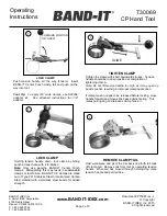 Preview for 2 page of Band-it T30069 Instruction Manual