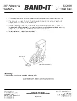 Preview for 5 page of Band-it T30069 Instruction Manual