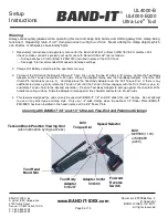 Preview for 3 page of Band-it Ultra-Lok UL4000-BUltra-Lok UL4000-B220 Operating Instructions Manual