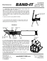 Preview for 12 page of Band-it Ultra-Lok UL4000-BUltra-Lok UL4000-B220 Operating Instructions Manual