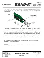 Preview for 13 page of Band-it Ultra-Lok UL4000-BUltra-Lok UL4000-B220 Operating Instructions Manual