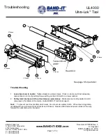 Preview for 7 page of Band-it Ultra-Lok UL4000 Operating Instructions Manual