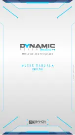 Banda Audioparts DYNAMIC 2000.4 User Manual предпросмотр