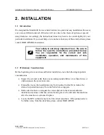 Предварительный просмотр 11 страницы B&B ARMR 400 Series Installation And Operation Manual