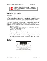Preview for 2 page of B&B ARMR 730 Series Operation & Maintenance Manual