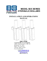 B&B ARMR B3 Series Installation And Operation Manual preview