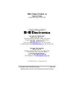 B&B Electronics 232MSS2 User Manual preview