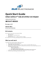 B&B Electronics ABDG-ET-IN5010 Quick Start Manual preview