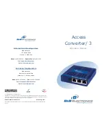 B&B Electronics Access Converter/ 3 Operation Manual preview