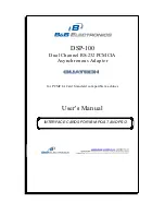 Preview for 1 page of B&B Electronics DSP-100 User Manual