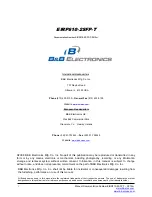 Preview for 2 page of B&B Electronics e-Linx EIRP610-2SFP-T User Manual