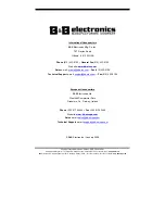 Preview for 3 page of B&B Electronics ESR901 User Manual