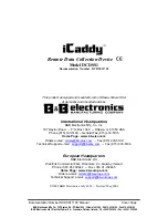 B&B Electronics iCaddy DCDSS1 Product Manual предпросмотр