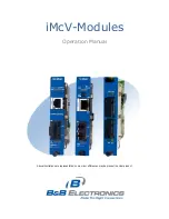 Preview for 1 page of B&B Electronics iMcV-LIM Operation Manual