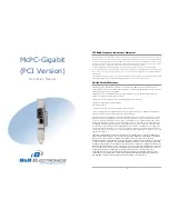 B&B Electronics McPC-Gigabit Operation Manual preview