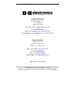 Preview for 3 page of B&B Electronics Wireless 802.11b Serial Server ES1AWB Product Manual