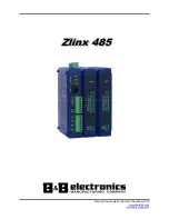 B&B Electronics Zlinx 485 Owner'S Manual preview