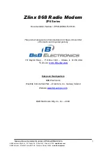 B&B Electronics ZP8 Series Manual preview