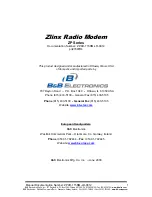 Preview for 1 page of B&B Electronics ZP9D-115RM-LR Manual