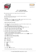 B&B 1TT User Manual preview