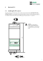 Предварительный просмотр 7 страницы B&B F 5 Manual