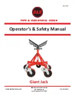 B&B Giant Jack Operators Safety Manual preview