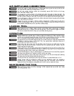 Preview for 4 page of B&C Eagle US5016LMA Operation And Maintenance Manual