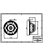 B&C Speakers Subwoofer 15PS76 Dimensions preview