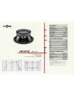 Preview for 1 page of B&C Speakers Woofer 10PLB76 Specification