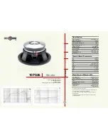 Preview for 1 page of B&C Speakers Woofer 10PS26 Specification