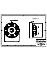 B&C Speakers Woofer 15PL100 Dimensional Drawing preview