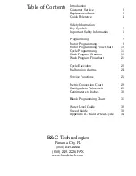 Preview for 3 page of B&C Technologies EL-6 Computer Programming And Operating Instructions