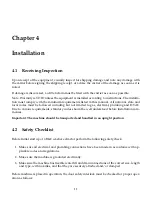 Preview for 15 page of B&C Technologies HE-110 Installation And Operation Manual